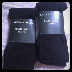 Plush lined tights